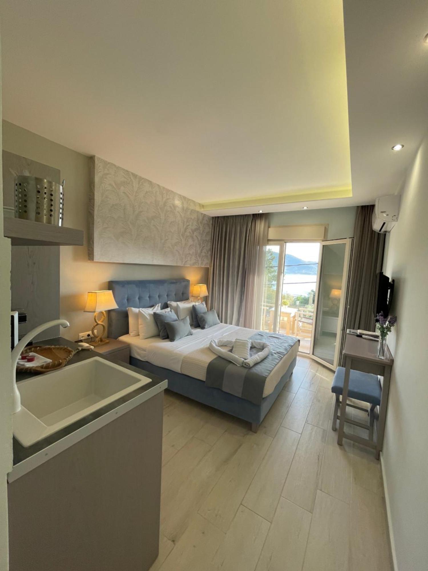 Deluxe Dina Apartment Skala Potamia  Luaran gambar